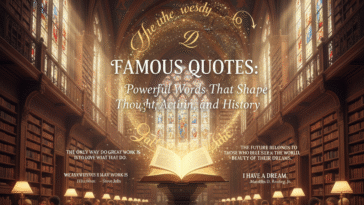 Famous Quotes: Powerful Words Thought, Action, and History